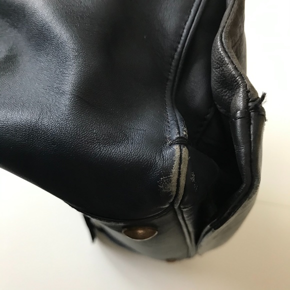 rag & bone: Large Navy/Black Pilot Purse - Picture 10 of 12